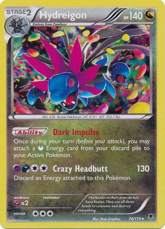 Hydreigon - 74/119 - Holo Rare available at 401 Games Canada