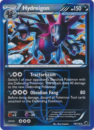 Hydreigon - 78/116 - Holo Rare - Reverse Holo available at 401 Games Canada