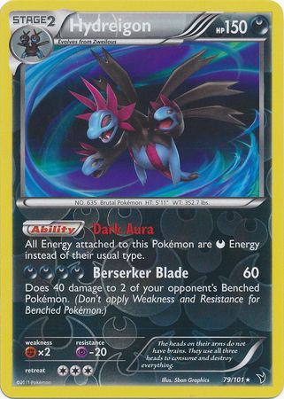 Hydreigon - 79/101 - Holo Rare - Reverse Holo available at 401 Games Canada