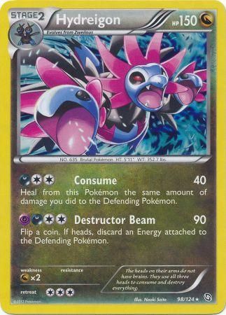 Hydreigon - 98/124 - Shattered Holo Rare - Theme Deck Exclusive available at 401 Games Canada