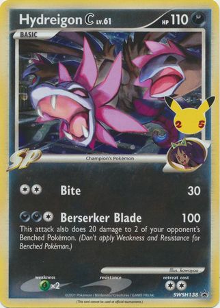 Hydreigon C lv.61 - SWSH138 - Holo Promo available at 401 Games Canada