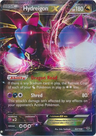 Hydreigon EX - 62/108 - Ultra Rare available at 401 Games Canada