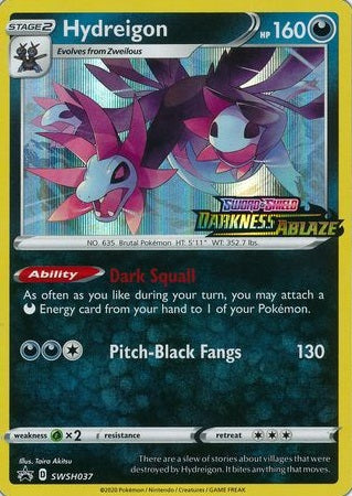 Hydreigon - SWSH037 - Pre-Release Promo available at 401 Games Canada