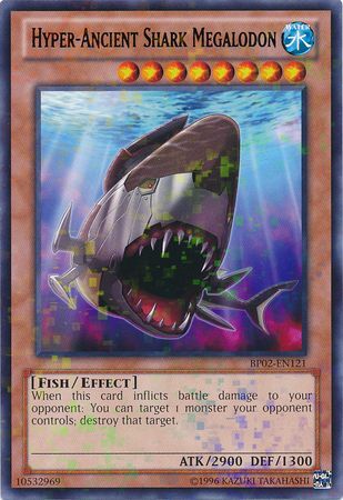 Hyper-Ancient Shark Megalodon - BP02-EN121 - Mosaic Rare - Unlimited available at 401 Games Canada