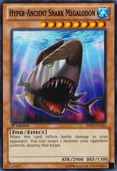 Hyper-Ancient Shark Megalodon - BP02-EN121 - Rare - 1st Edition available at 401 Games Canada