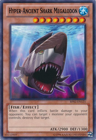 Hyper-Ancient Shark Megalodon - BP02-EN121 - Rare - Unlimited available at 401 Games Canada