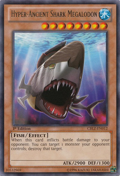 Hyper-Ancient Shark Megalodon - CBLZ-EN012 - Rare - 1st Edition available at 401 Games Canada