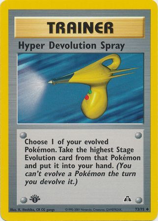 Hyper Devolution Spray - 73/75 - Uncommon - 1st Edition available at 401 Games Canada