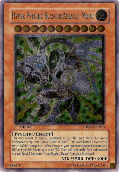 Hyper Psychic Blaster/Assault Mode - CRMS-EN020 - Ultimate Rare - 1st Edition available at 401 Games Canada