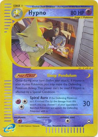 Hypno - 16/147 - Rare - Reverse Holo available at 401 Games Canada