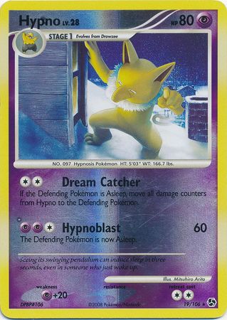 Hypno - 19/106 - Rare - Reverse Holo available at 401 Games Canada