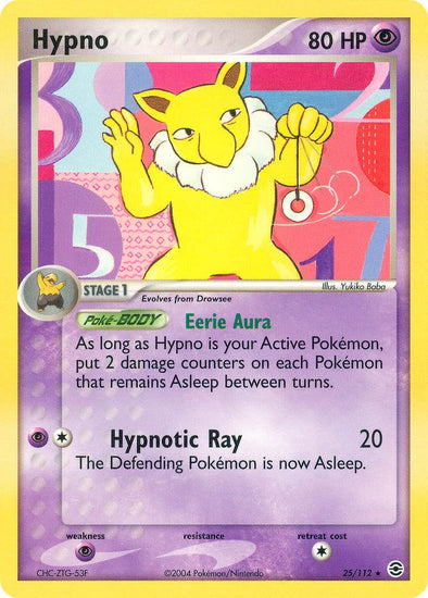 Hypno - 25/112 - Rare available at 401 Games Canada