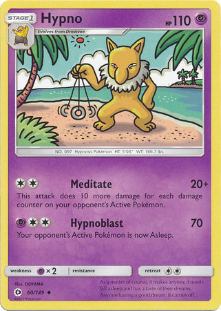 Hypno - 60/149 - Uncommon available at 401 Games Canada