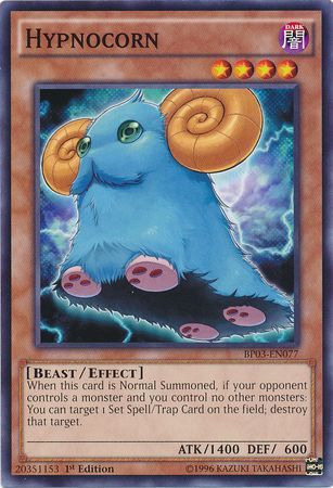 Hypnocorn (Shatterfoil) - BP03-EN077 - Shatterfoil Rare - 1st Edition available at 401 Games Canada