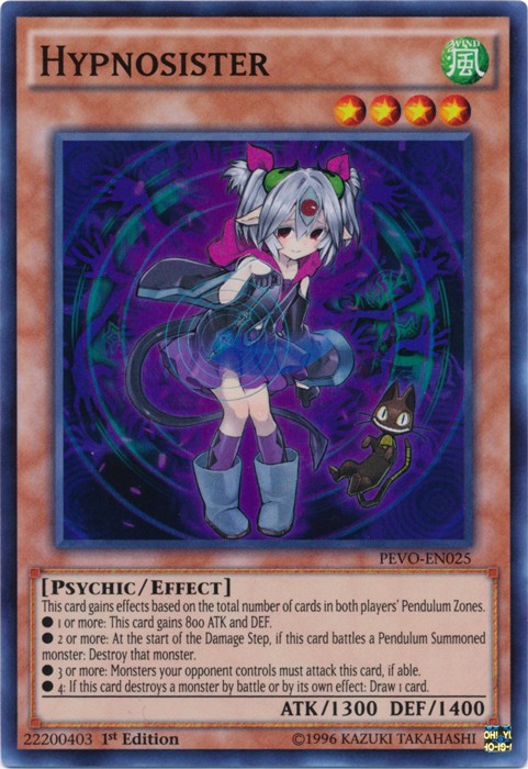 Hypnosister - PEVO-EN025 - Super Rare - 1st Edition available at 401 Games Canada