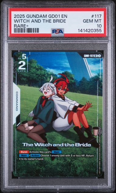 WITCH AND THE BRIDE (117) - GUNDAM NEWTYPE RISING - RARE+ - GEM MT 10