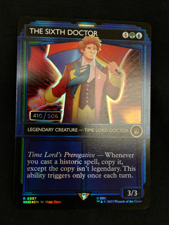 401 Games Canada - The Sixth Doctor - Doctor Who - Double Rainbow Serialized - 410/506 401 Games Canada - The Sixth Doctor - Doctor Who - Double Rainbow Serialized - 410/506