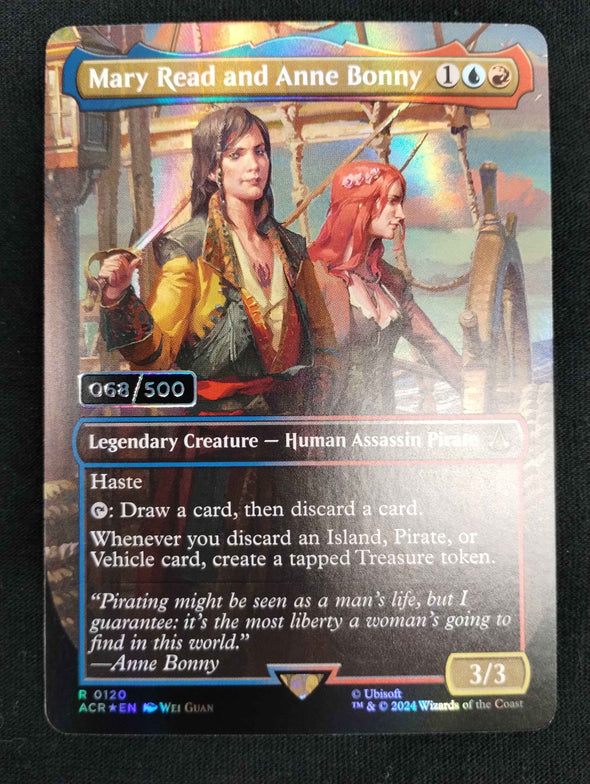 Mary Read and Anne Bonny - Double Rainbow Serialized Foil - Assassin's Creed 68/100