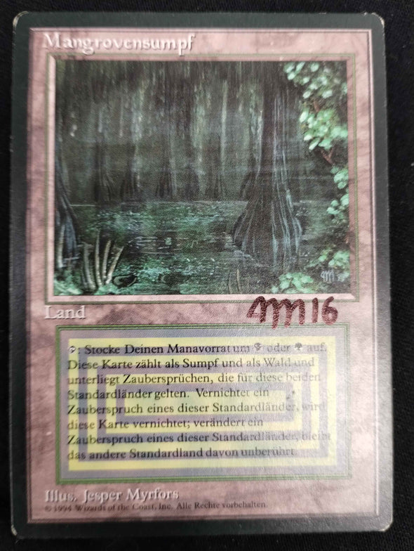 Bayou - Revised Foreign Black Border - German -  Artist Signed - MP+