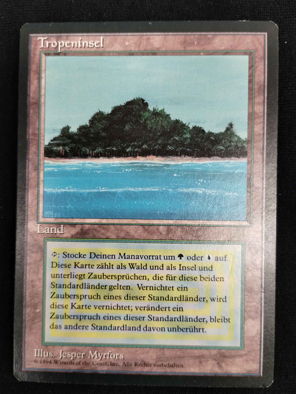 Tropical Island - Revised Foreign Black Bordered - German- NM-