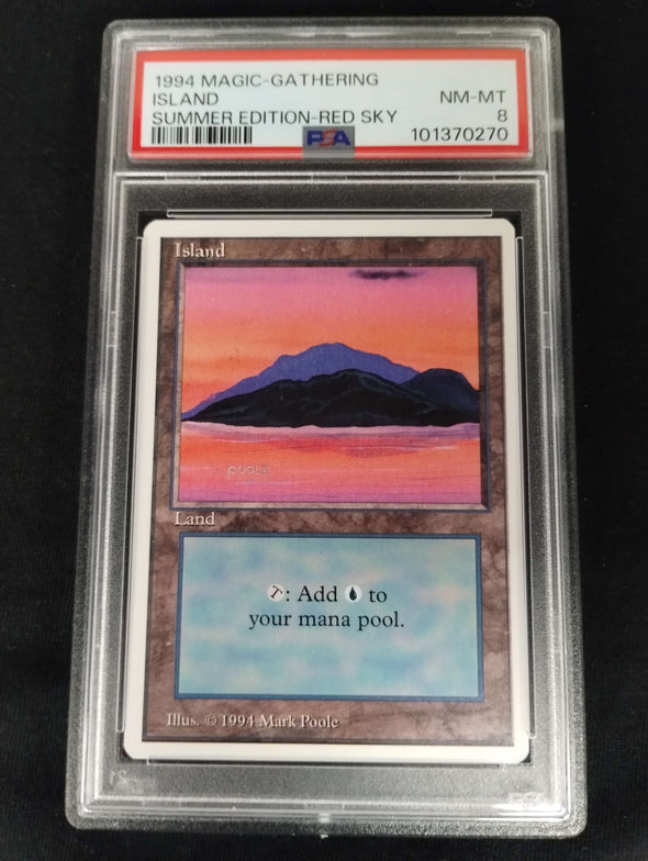 Island (A) - Summer Magic - PSA Graded 8 101370270