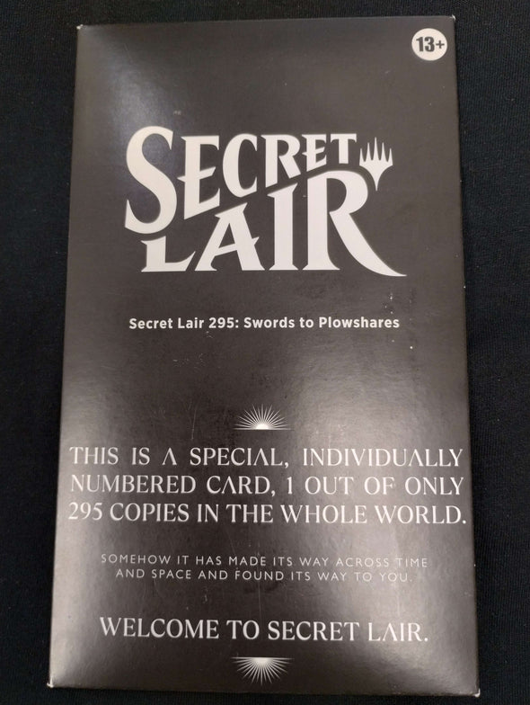 Sword to Plowshares - Serialized Non-foil - Secret Lair Drop Series - Sealed