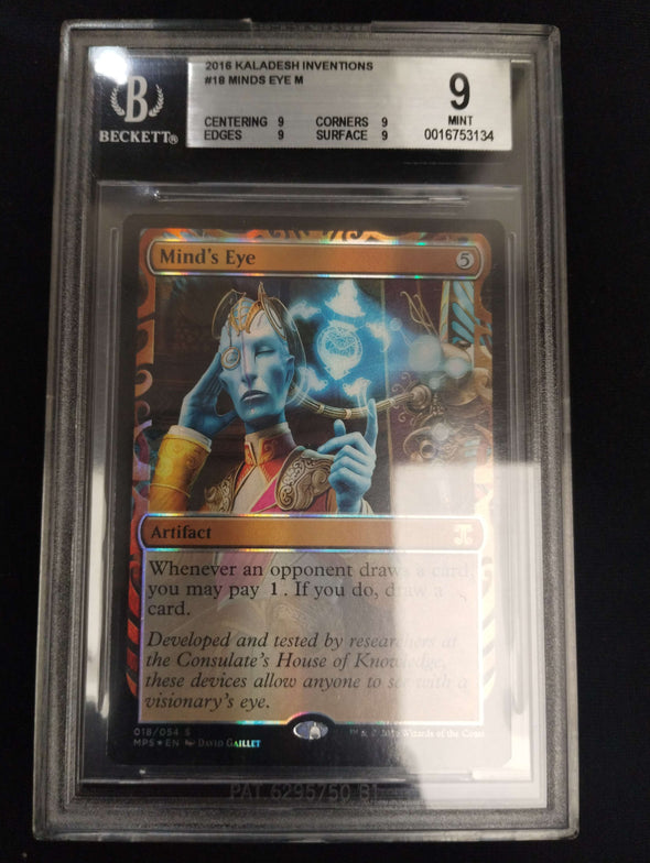 Mind's Eye - Kaladesh Inventions - Beckett (BGS) Graded 9