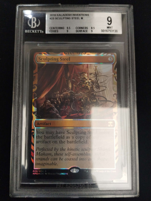 Sculpting Steel -Kaladesh Inventions - Beckett (BGS) Graded 9