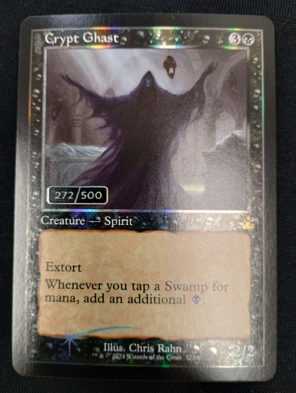 Crypt Ghast - Double Rainbow Serialized Foil - Ravnica Remastered 272/500