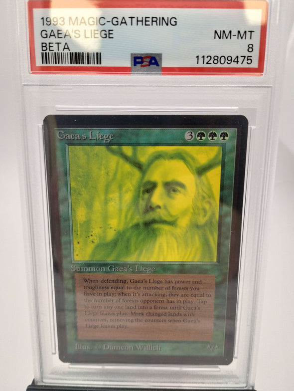 Gaea's Liege - Limited Edition Beta - PSA Graded 8 11289475