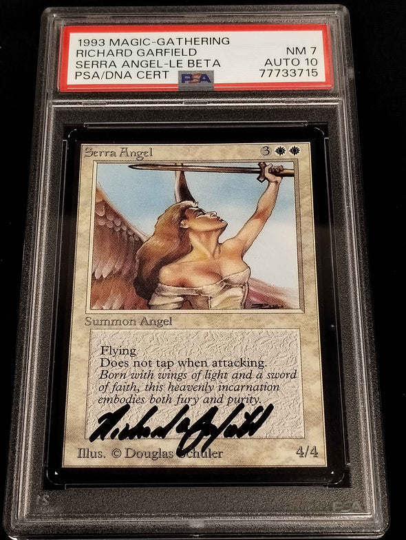 Serra Angel - Limited Edition Beta - Richard Garfield Signed 10 - PSA Graded 7 77733715