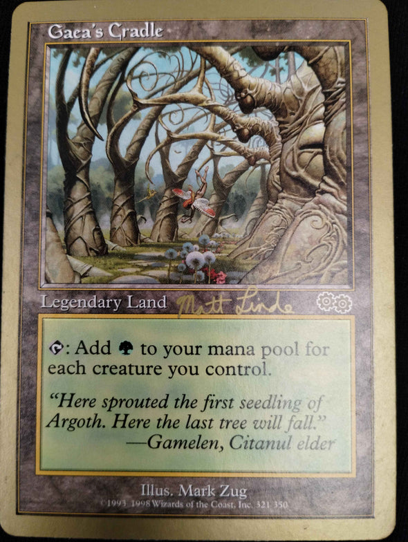Gaea's Cradle - World Championship Decks - 1999 Matt Linde - MP+