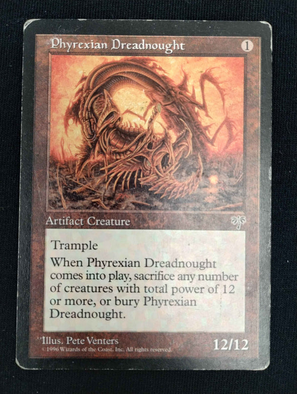 Phyrexian Dreadnought - Mirage - Damaged