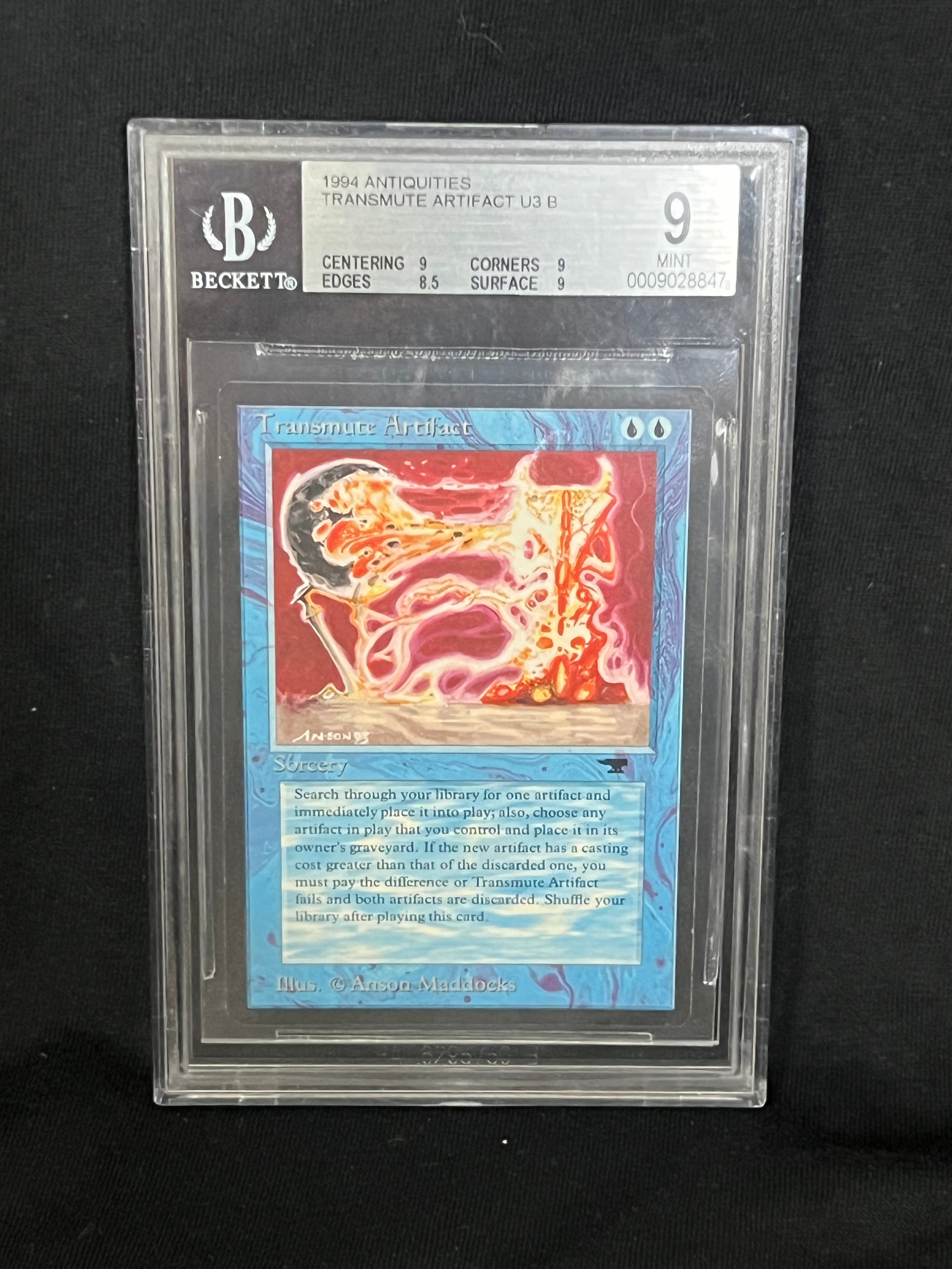 Transmute Artifact - Antiquities - Beckett (BGS) Graded 9