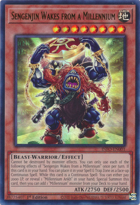 Sengenjin Wakes from a Millennium - INFO-EN001 - Ultra Rare - 1st Edition