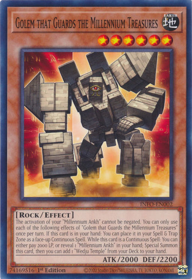 Golem that Guards the Millennium Treasures - INFO-EN002 - Common - 1st Edition