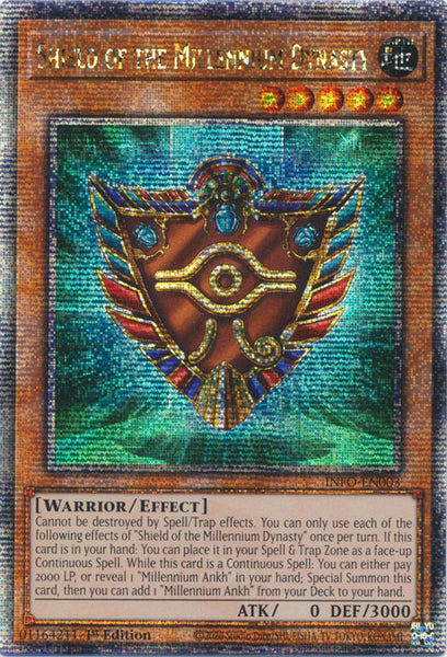 401 Games Canada - Shield of the Millennium Dynasty - INFO-EN003 - Quarter  Century Secret Rare