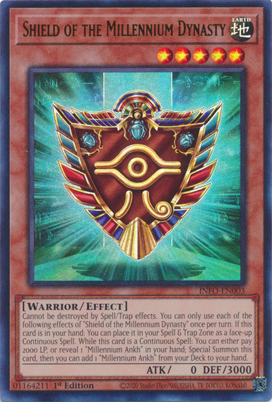 Shield of the Millennium Dynasty - INFO-EN003 - Ultra Rare - 1st Edition