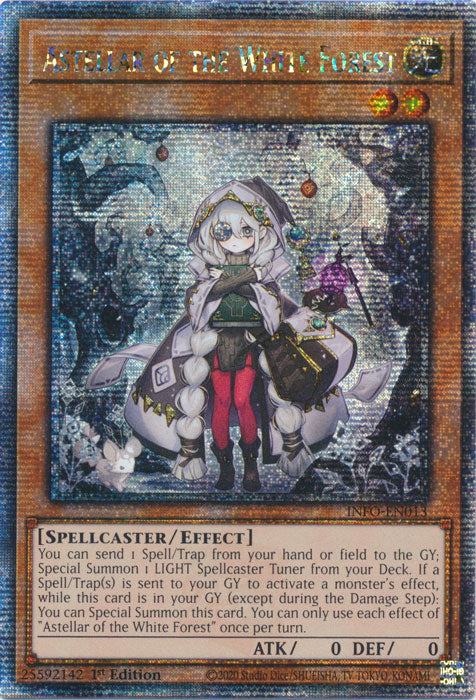 Astellar of the White Forest - INFO-EN013 - Quarter Century Secret Rare - 1st Edition