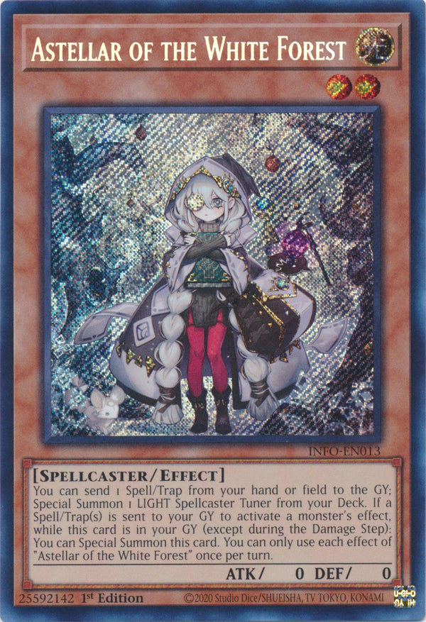Astellar of the White Forest - INFO-EN013 - Secret Rare - 1st Edition