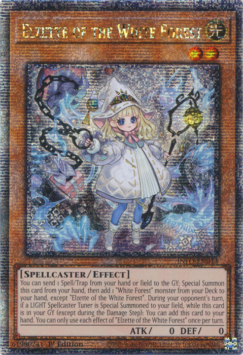 Elzette of the White Forest - INFO-EN014 - Quarter Century Secret Rare - 1st Edition