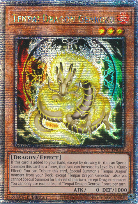 Tenpai Dragon Genroku - INFO-EN019 - Quarter Century Secret Rare - 1st Edition