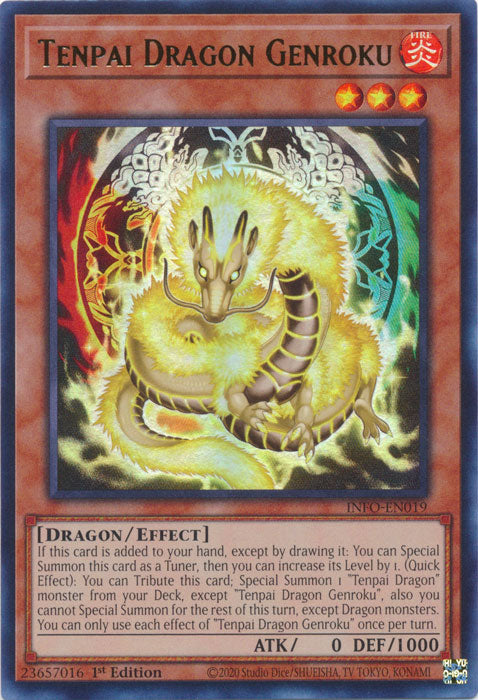 Tenpai Dragon Genroku - INFO-EN019 - Ultra Rare - 1st Edition