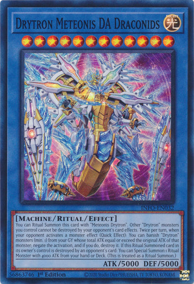 Drytron Meteonis DA Draconids - INFO-EN032 - Super Rare - 1st Edition