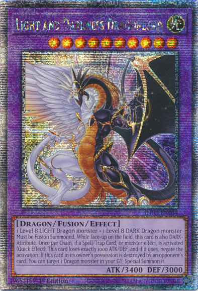 Light and Darkness Dragonlord - INFO-EN034 - Quarter Century Secret Rare - 1st Edition