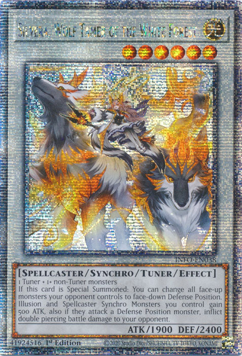 Silvera, Wolf Tamer of the White Forest - INFO-EN038 - Quarter Century Secret Rare - 1st Edition