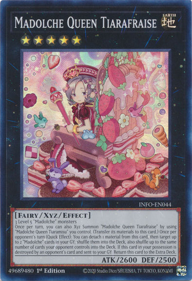 Madolche Queen Tiarafraise - INFO-EN044 - Super Rare - 1st Edition