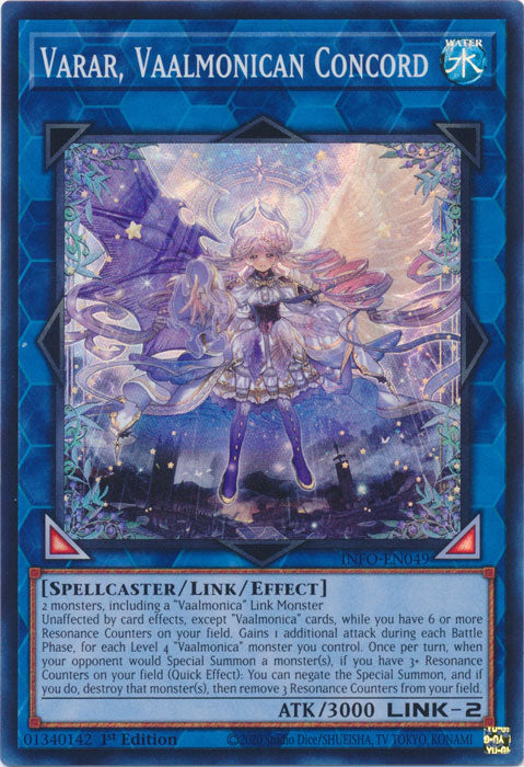 Varar, Vaalmonican Concord - INFO-EN049 - Super Rare - 1st Edition