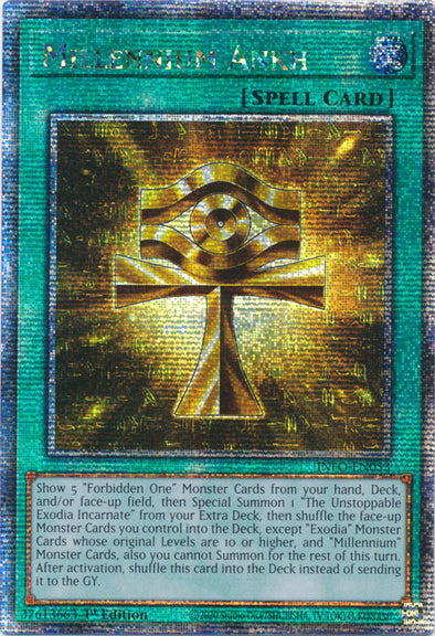 Millennium Ankh - INFO-EN053 - Quarter Century Secret Rare - 1st Edition