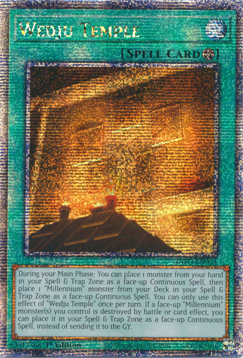 Wedju Temple - INFO-EN054 - Quarter Century Secret Rare - 1st Edition